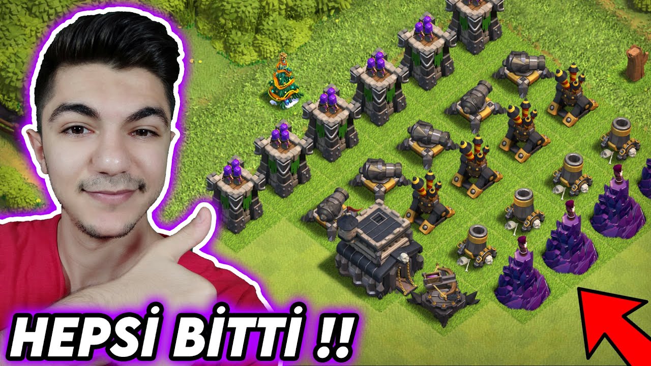 SAVUNMALAR BİTTİ AMA ?! Köy Binası 9 Hesabımızı Fulledik - Clash Of Clans