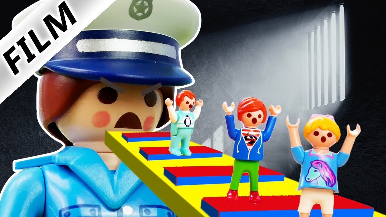 ENTKOMME AUS GEFÄNGNIS! REAL LIFE ROBLOX Obby! Familie Vogel | Playmobil Film Deutsch