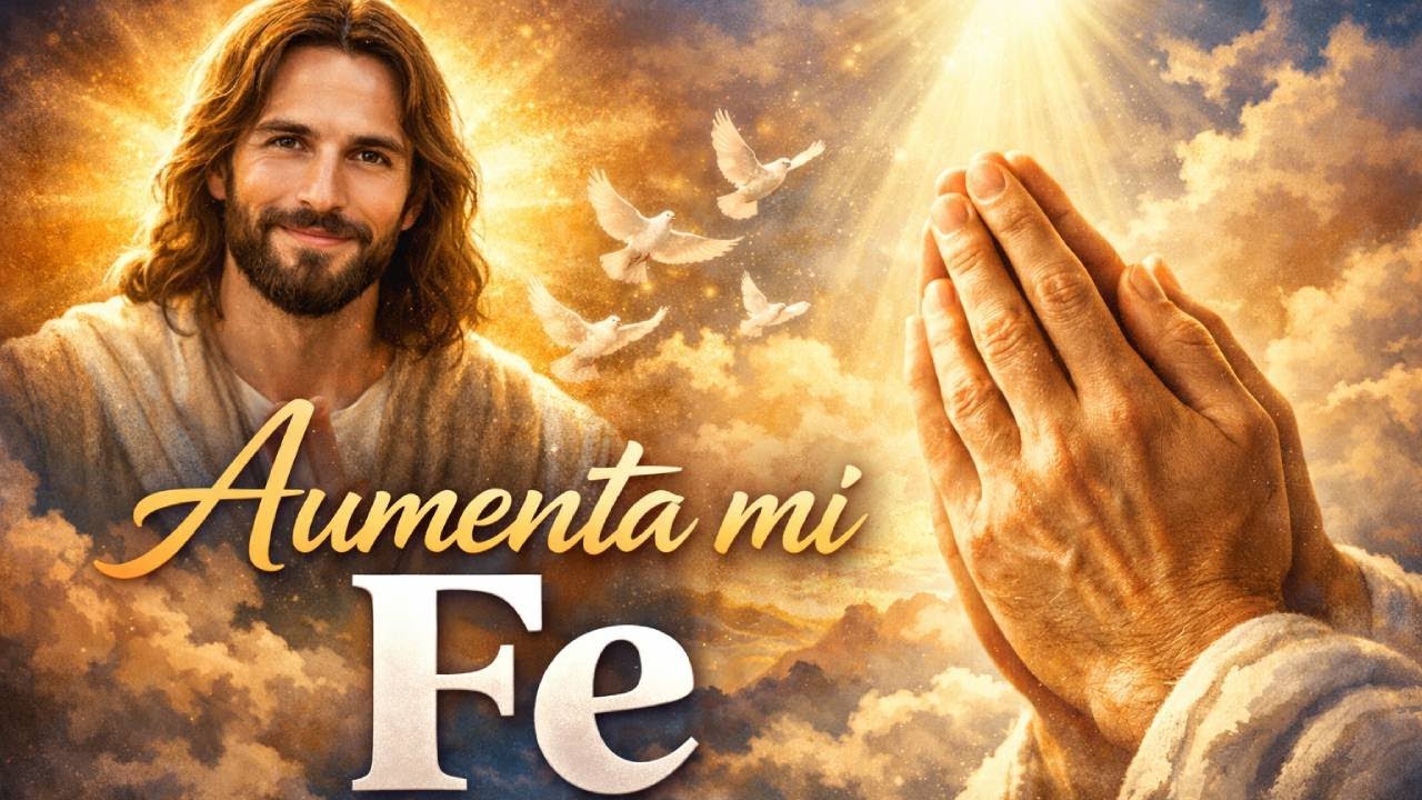 Aumenta Tu Fe: Jesús Te Abraza Bajo Su Luz Celestial