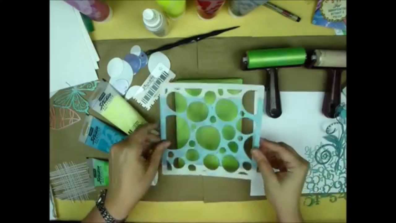 Pebeo Paints & Gelli Plates