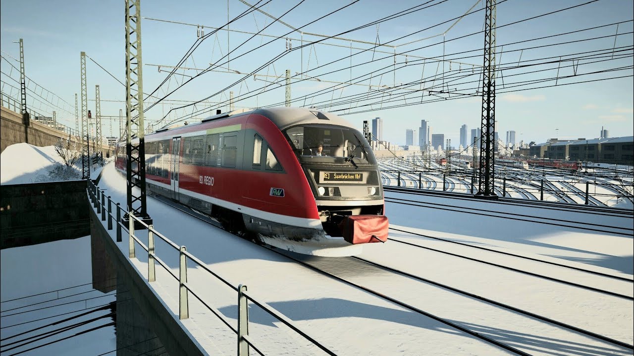 TSW6 | Nothaltauftrag und RE3 nach Saarbrücken Hbf | RMV | Frankfurt(M) Hbf - Mainz Hbf