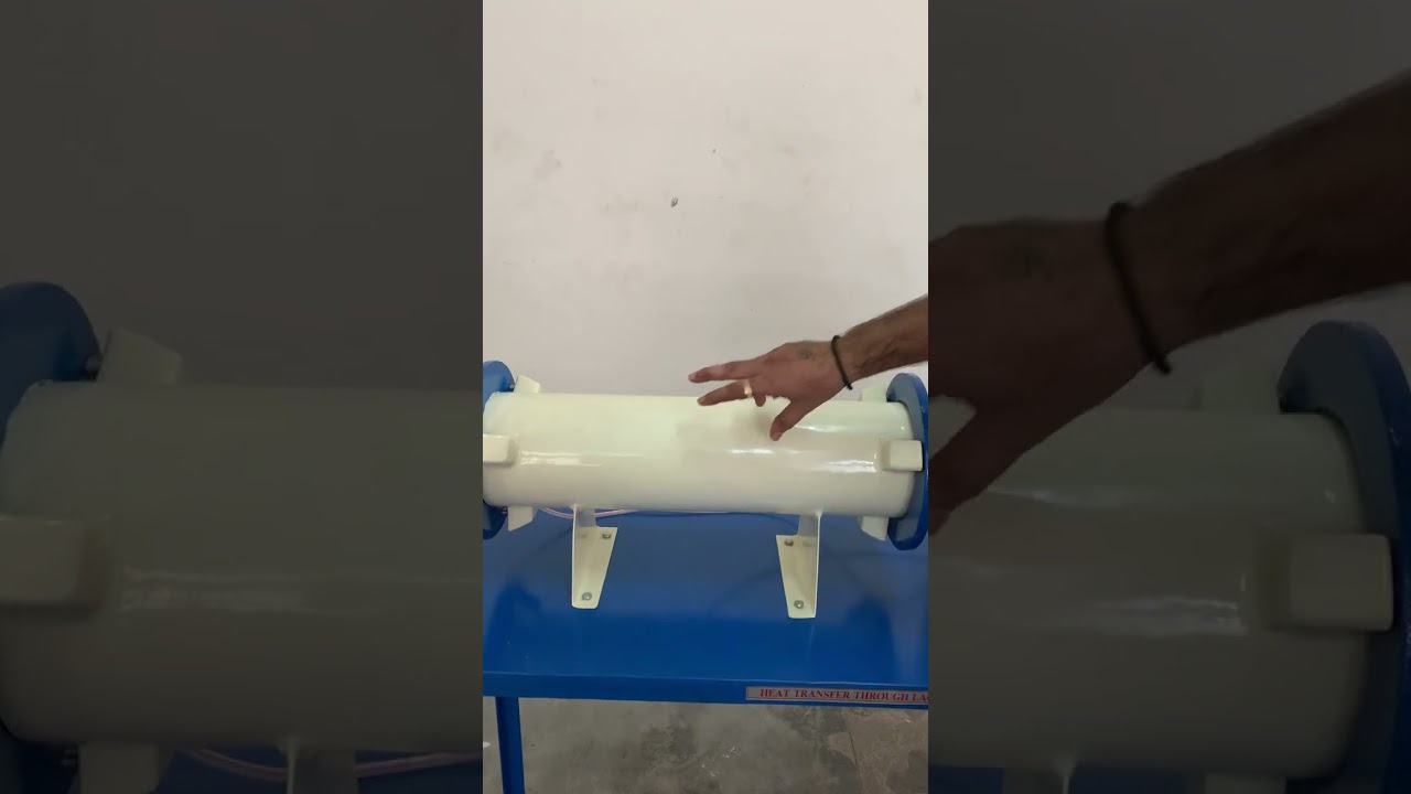 HEAT TRANSFER THROUGH LAGGED PIPE APPARATUS by ETHER ENGINEERS