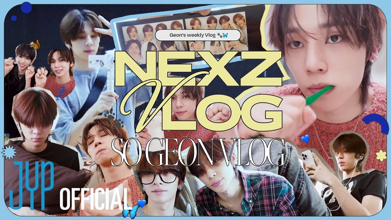 [NEXZ(넥스지) VLOG] SO GEON VLOG | 건이의 일주일 드라마🐾🦋 #1 | 연습도 하고🕺🏻오랜만에 찜질방♨️ 생일🍈🎂까지 보낸 일상