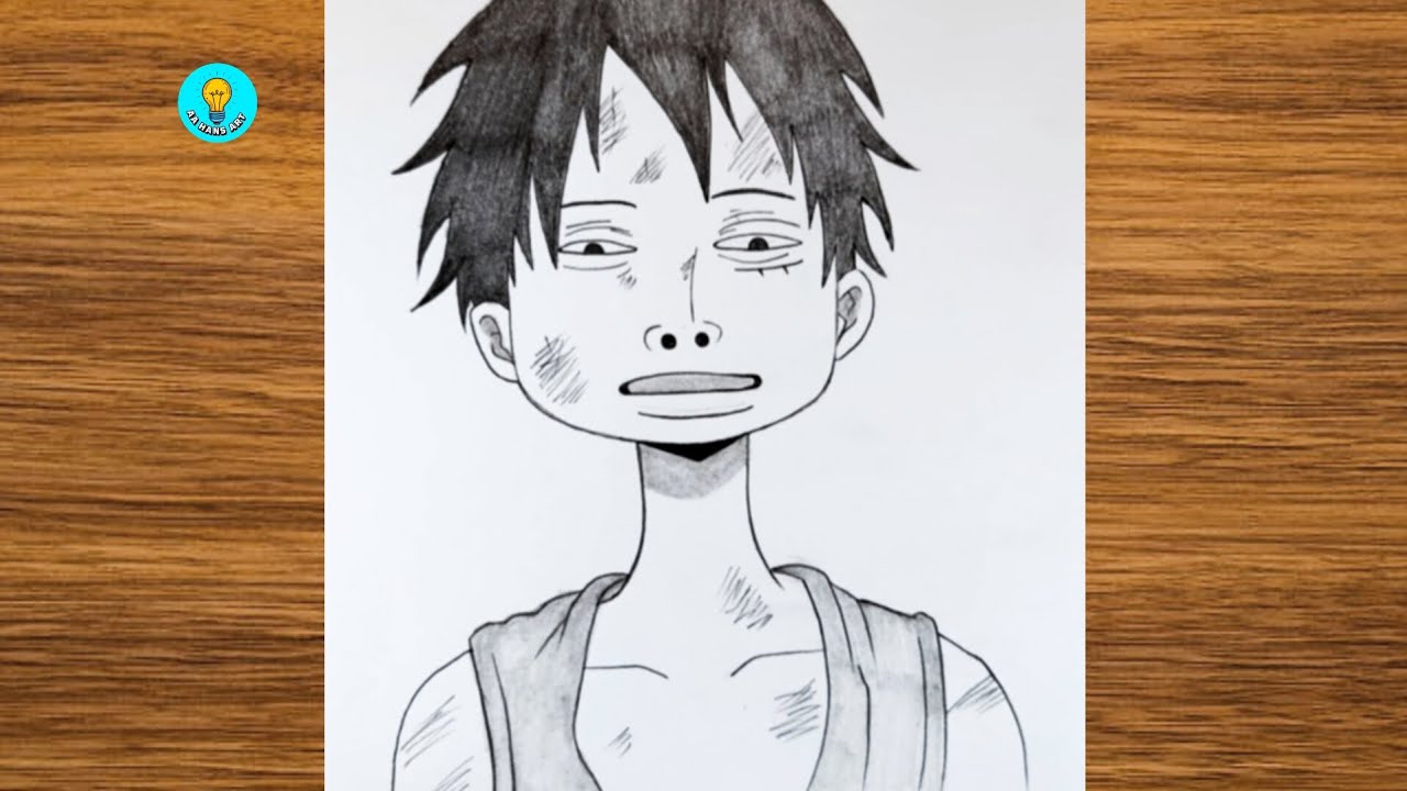 How to Draw Monkey D. Luffy | Easy Step by Step Anime Drawing Tutorial