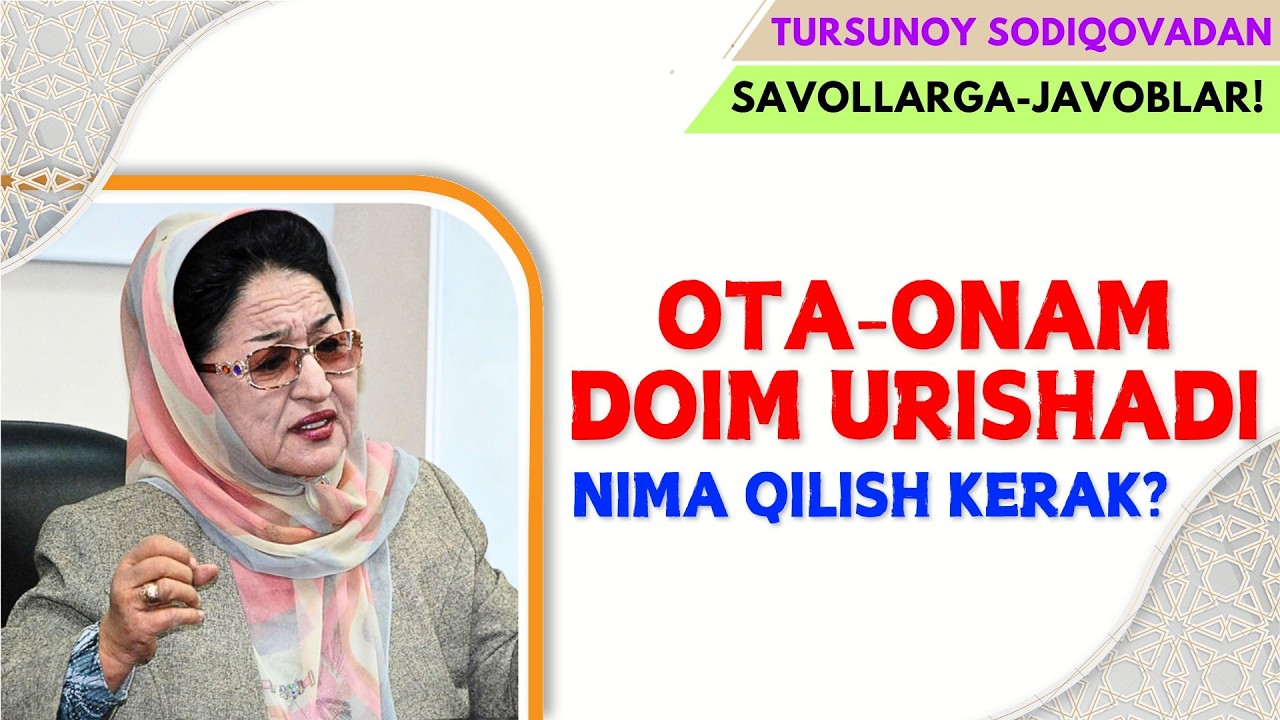 QAYNONAM QARINDOSHLARIM BILAN BORDI-KELDI QILISHIMGA QARSHI | TURSUNOY SODIQOVA
