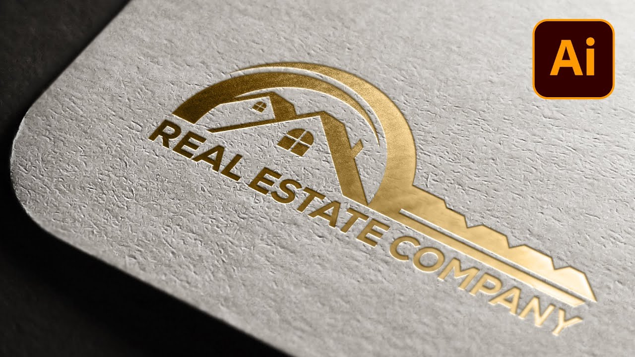 Logo Design - Real Estate And Construction Logo Design In Illustrator || Illustrator Tutorial