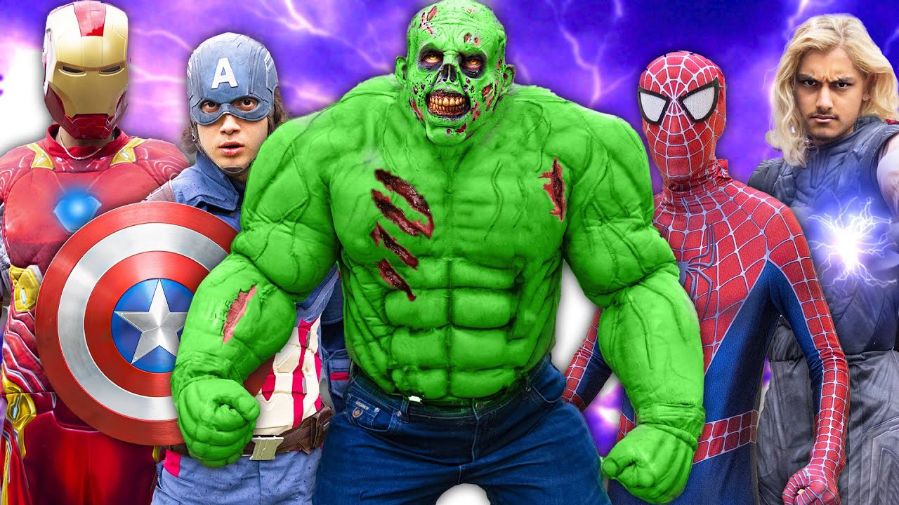 Zombie Hulk Survival Challenge – Can the Avengers Escape?