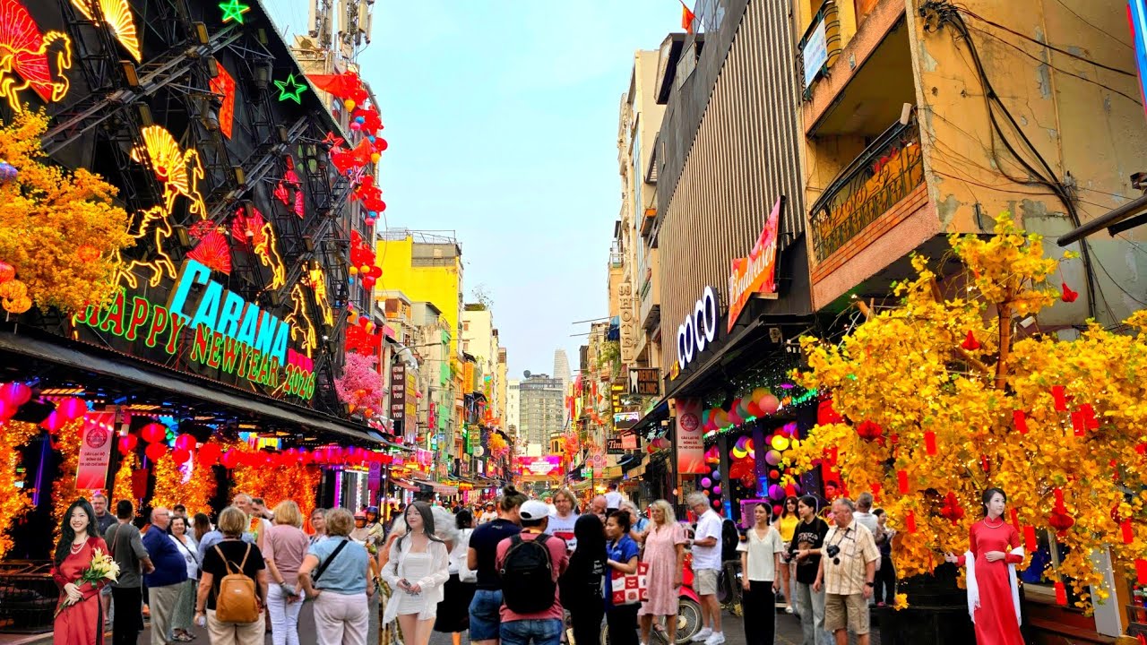 Vietnam Tet Festival 2026 Ho Chi MinhCity Street Scenes LIVE