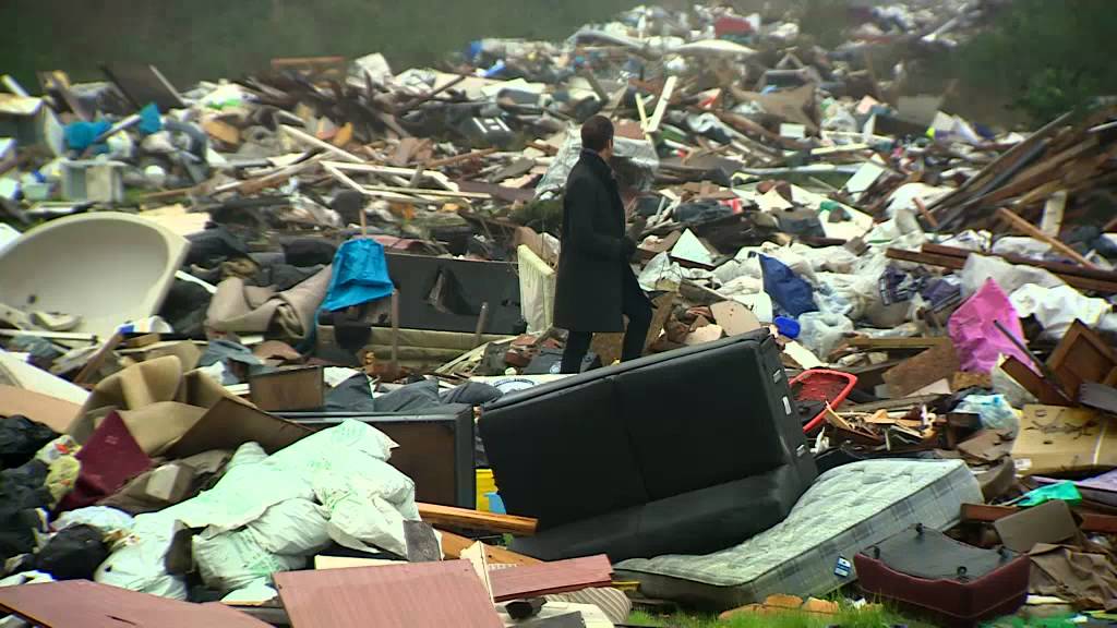 The mile-long illegal fly-tip that could cost £1 million to clear up