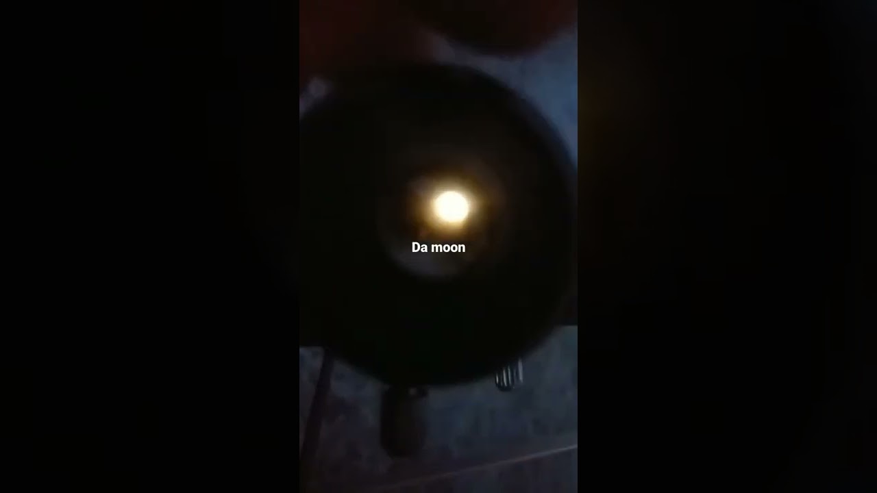 The moon through a vivitar telescope