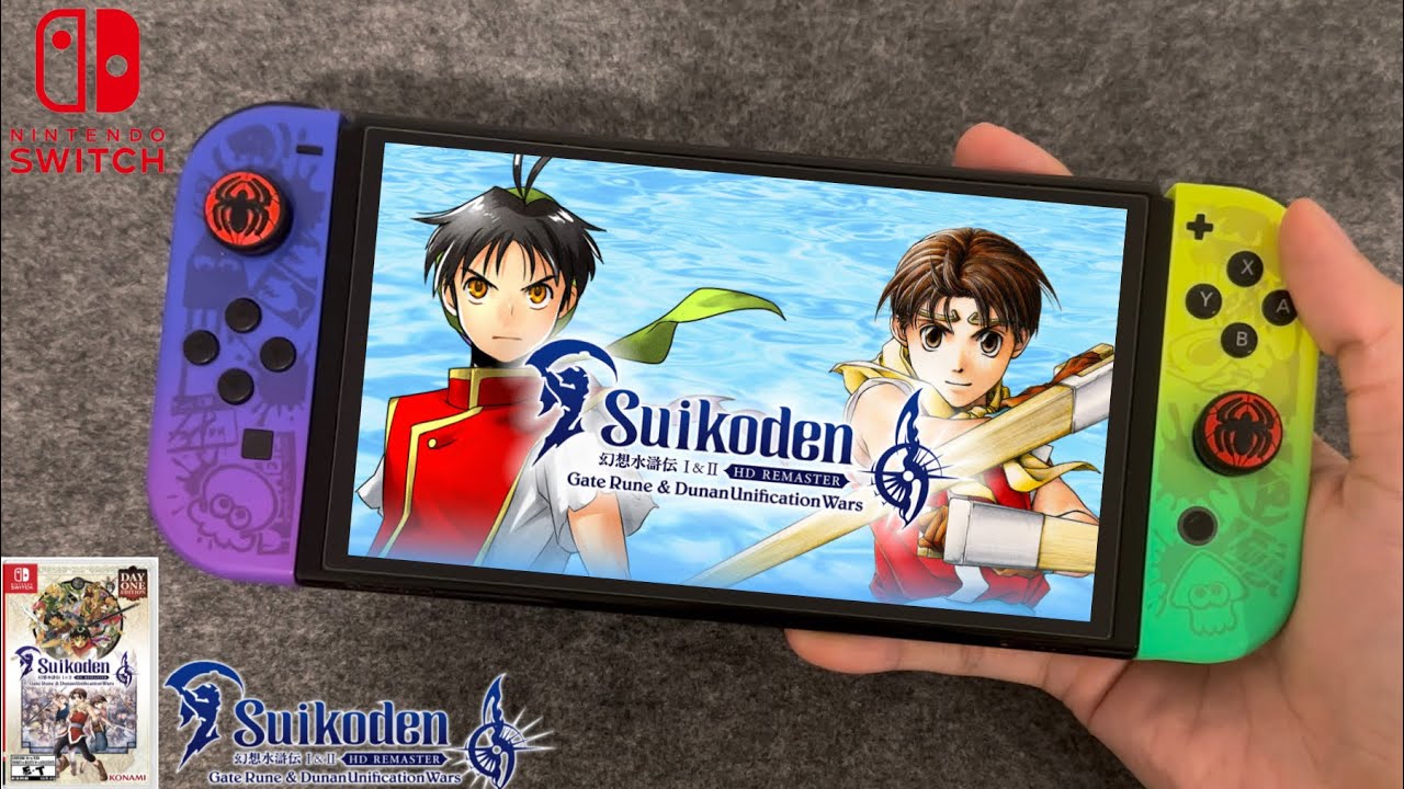 Suikoden I&II HD Remaster Gate Rune and Dunan Unification Wars on Nintendo Switch Gameplay