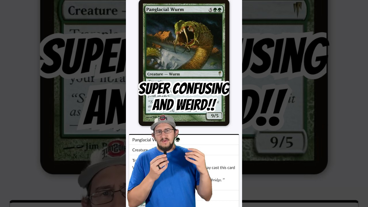 Panglacial Wurm is Weird&hellip; #reels #mtg #magicthegatheringcommunity #modern #standard
