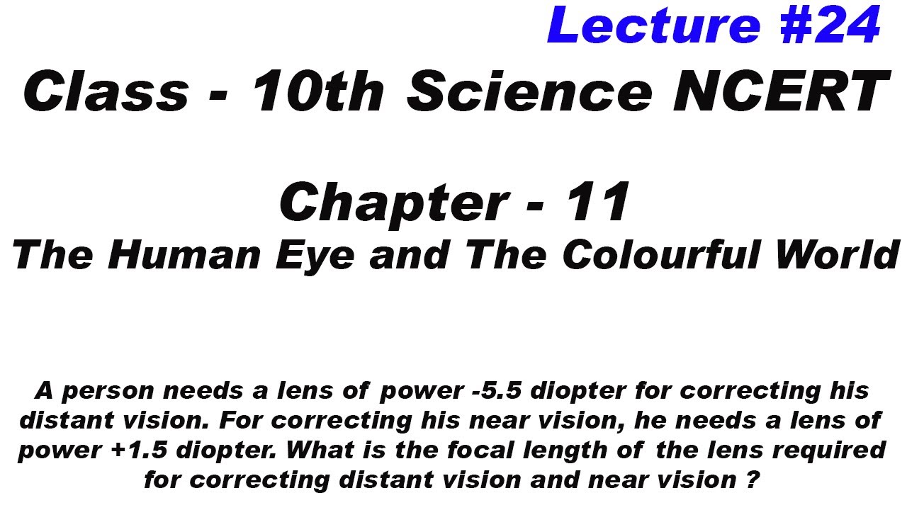 a person needs a lens of power -5.5 diopter for correcting his distant vision, for correcting his