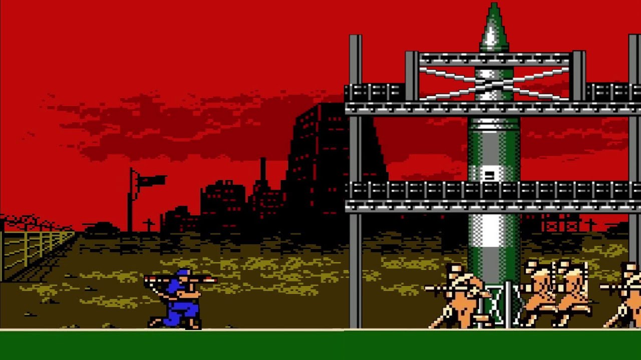 Rush'n Attack (NES) All Bosses (No Damage)