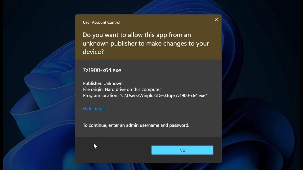 How to Fix User Account Control (UAC) Yes Button Missing  in Windows 11