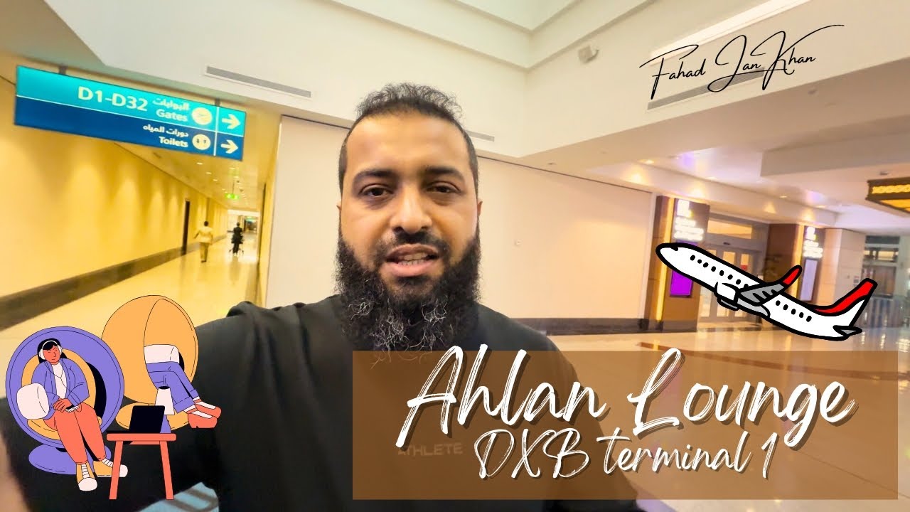 Dubai Airport Ahlan Lounge Review | VIP Comfort at Terminal 1!