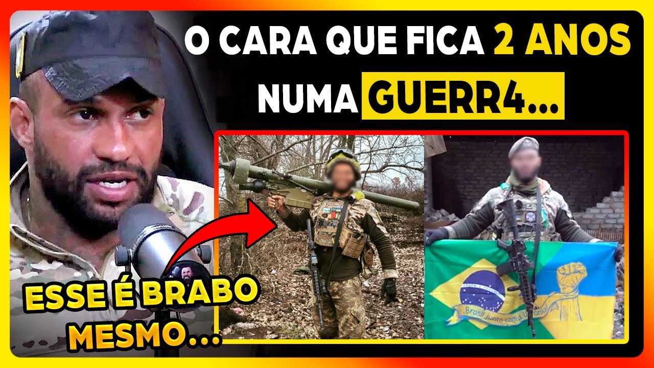 ESSE É O BRASILEIRO QUE ESTÁ HÁ MAIS TEMPO NA UCRÂNIA...