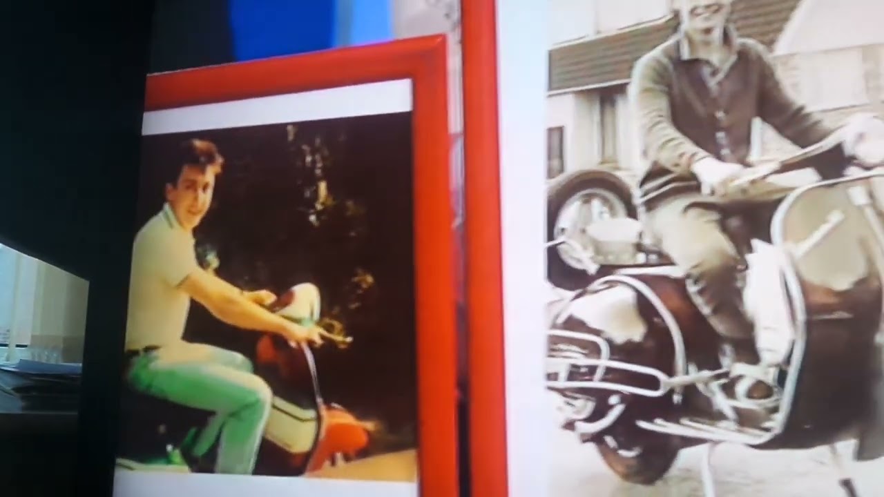 The One Show with Twiggy on my Scooter