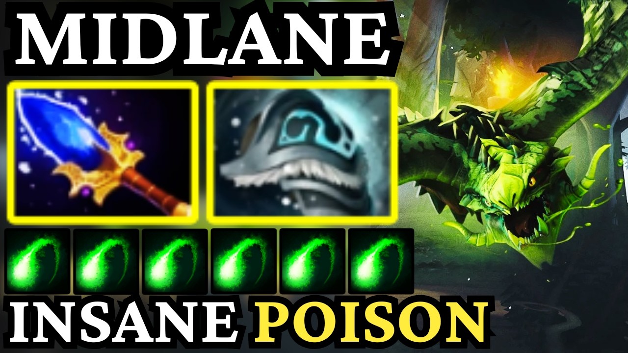 🔥 VIPER Mid Gameplay &mdash; Toxic Damage Everywhere 🔥 Dota 2 Mid