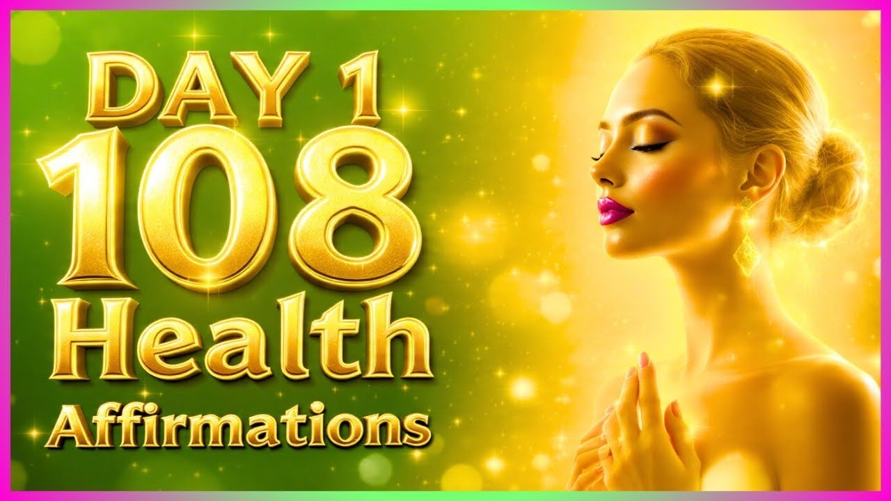 Day 1: The POWER of 108 Health Affirmations for Healing | 7 Day Challenge
