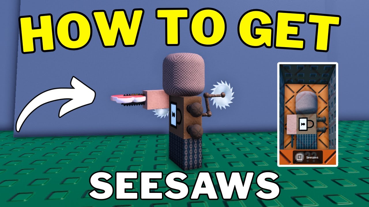 How To Get Seesaws in Be Baby Pursuer | Seesaws Badge | Roblox