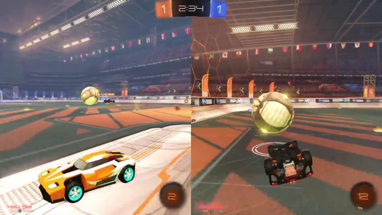 Epic bot rocketleague game with friend