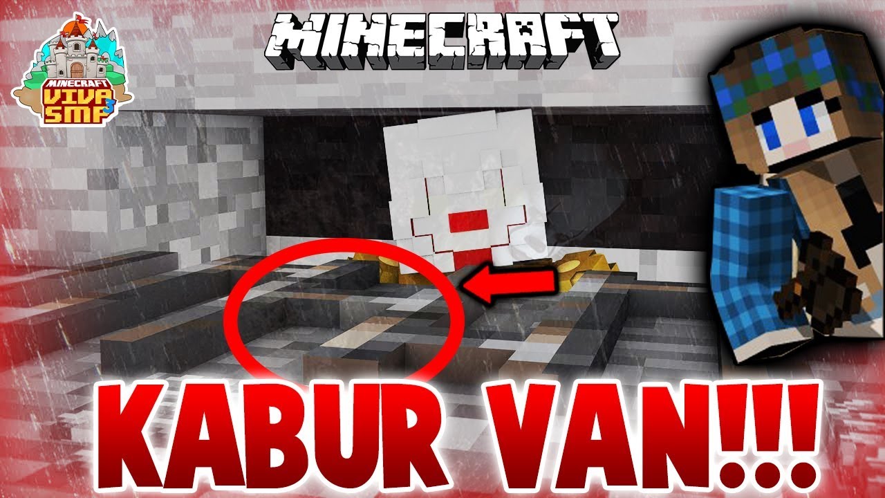 KABUR DARI RUANG RAHASIA BADUT VIVA ! 👹👹- MINECRAFT VIVA SMP S3