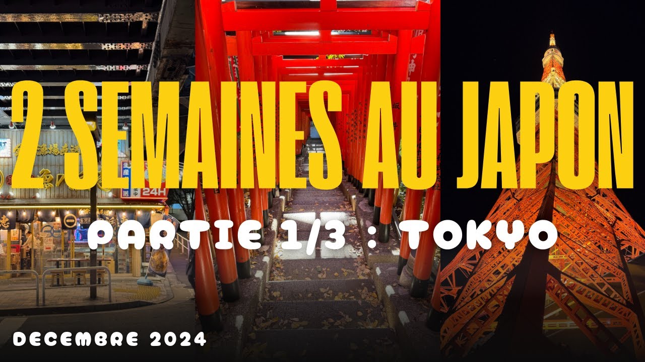 VLOG TOKYO 🇯🇵 : 2 semaines au Japon (partie 1/3)