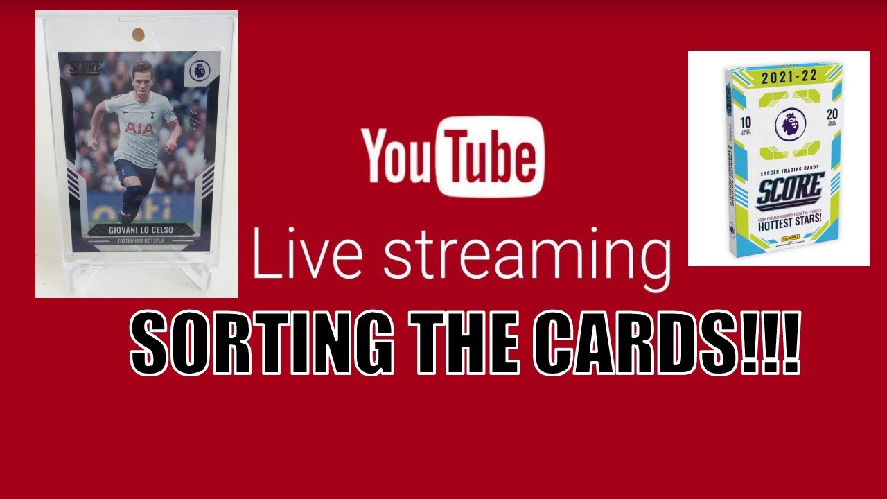 SORTING CARDS!!! Panini SCORE 2021-22 RETAIL CASE (10 BOXES!!!)