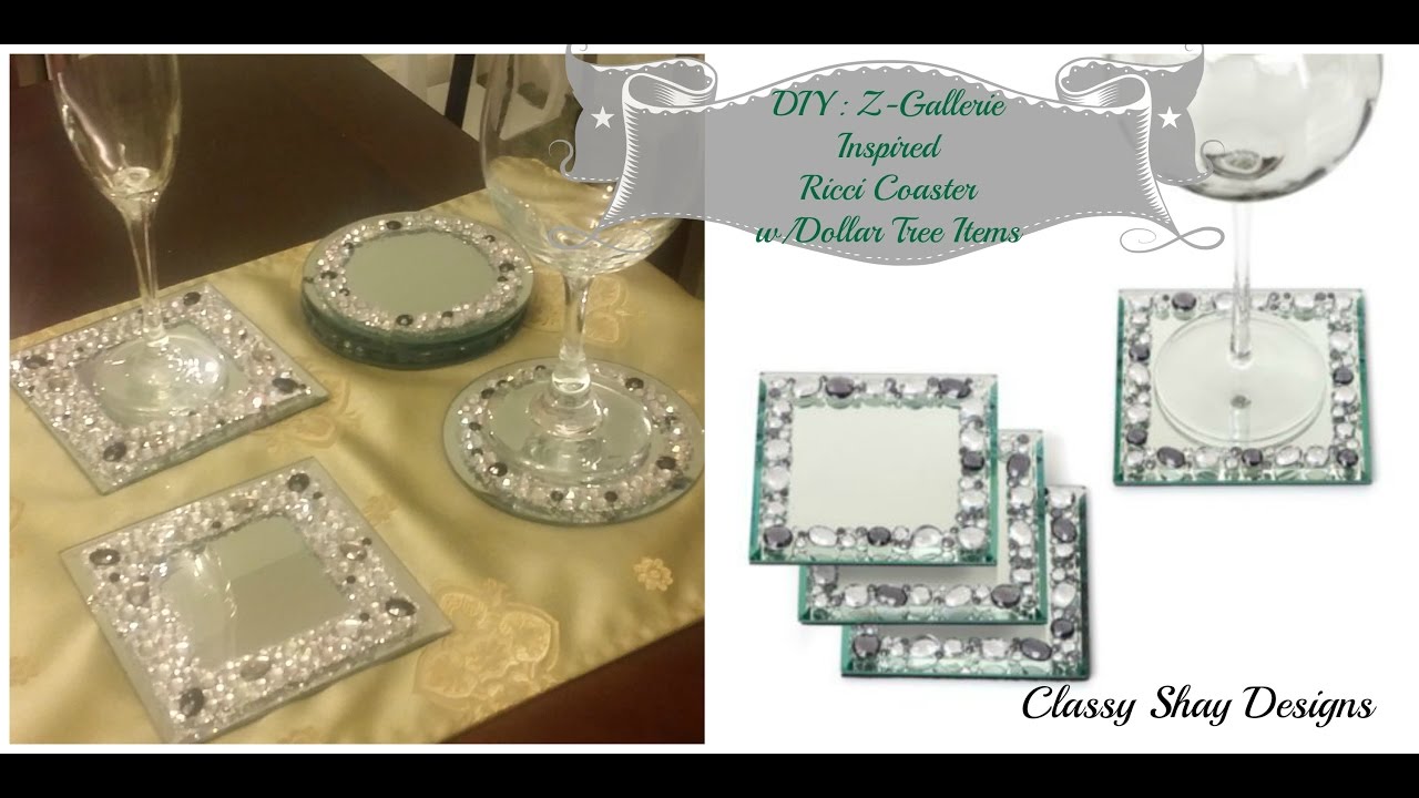 DIY: Z Gallerie Inspired Ricci Coasters Dupe