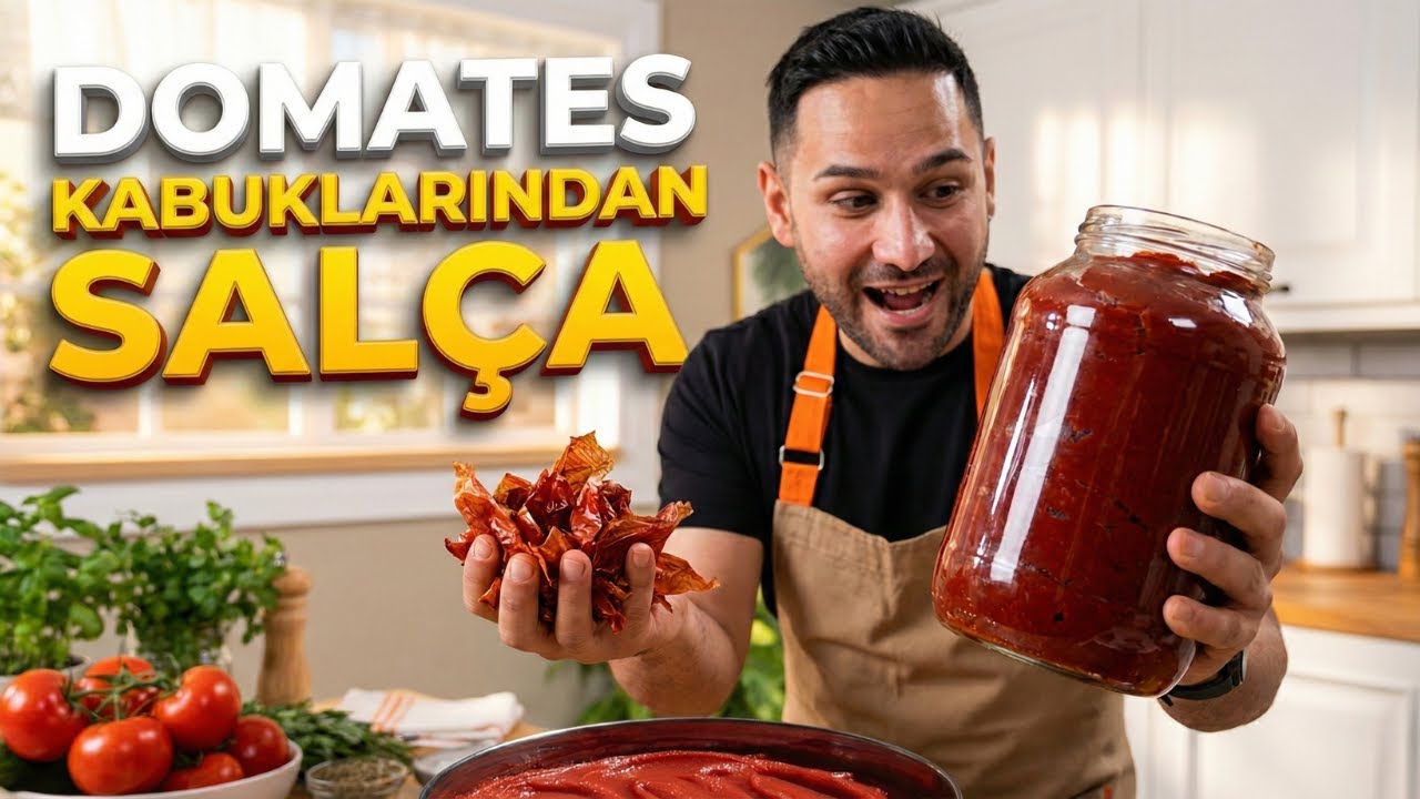 DOMATES KABUKLARINDAN SALÇA: 🍅💯 Lezzet Bombası Salça! Ekonomik & Doğal!