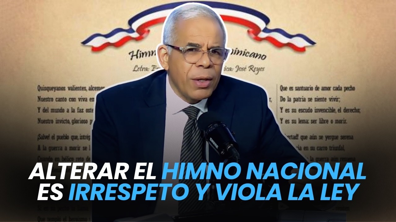 Alterar el himno nacional es irrespeto y viola la ley