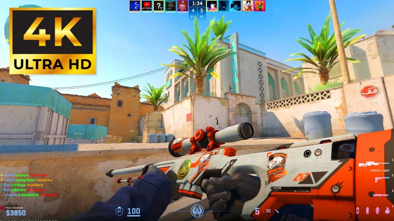 Counter Strike 2 Ranked Gameplay 4K (No Commentary)