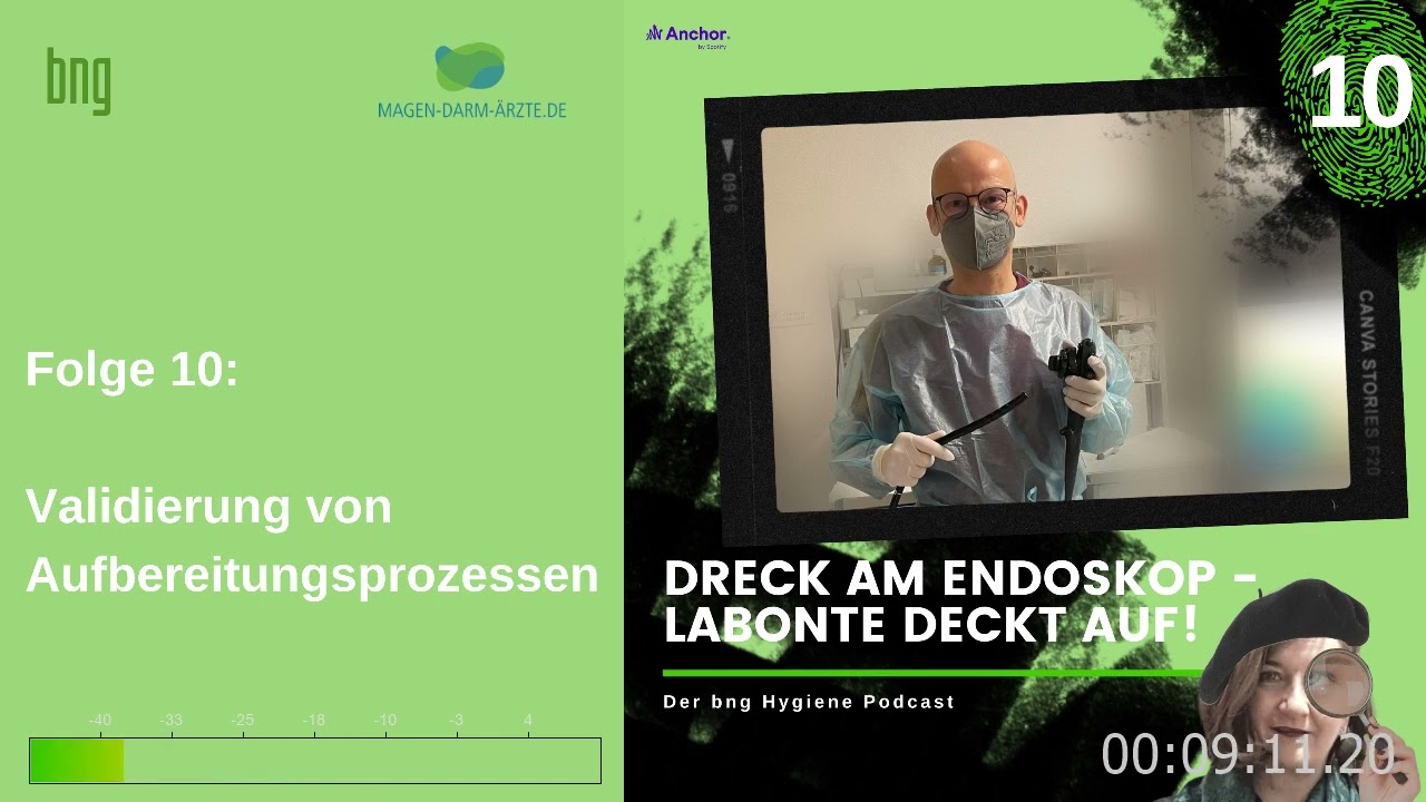 Dreck am Endoskop - Labonte deckt auf!  Der bng Hygiene-Podcast, Folge 10.