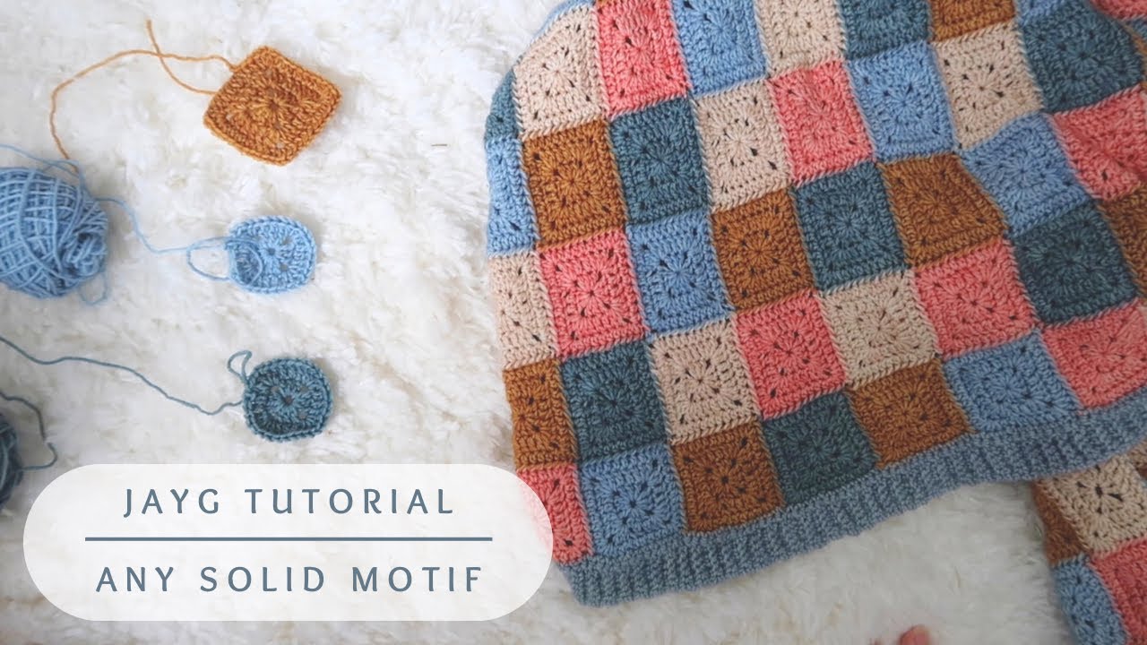 Join As You Go - Any Solid Motif - Sass & Stitch