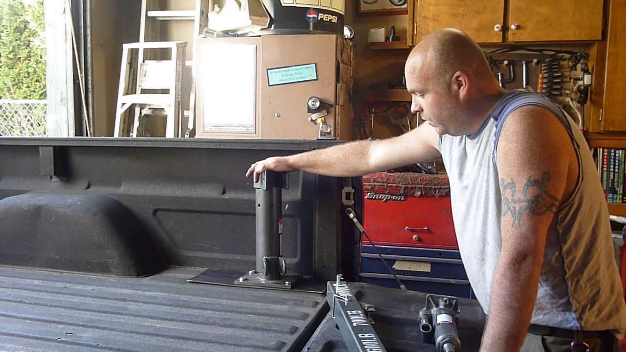 INSTALLING HARBOR FREIGHT TRUCK CRANE SUCCESS!!!!!