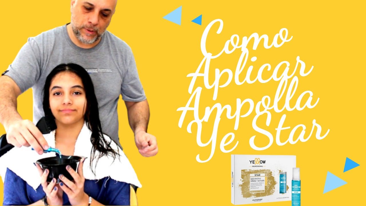 Ampolla Yellow Star Como Se Usa?#peluquería #cabellobrillante #tratamientoscapilares #yellowalfaparf