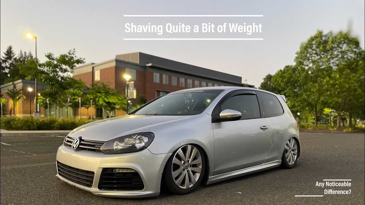 Mk6 Golf Rear Seat Delete