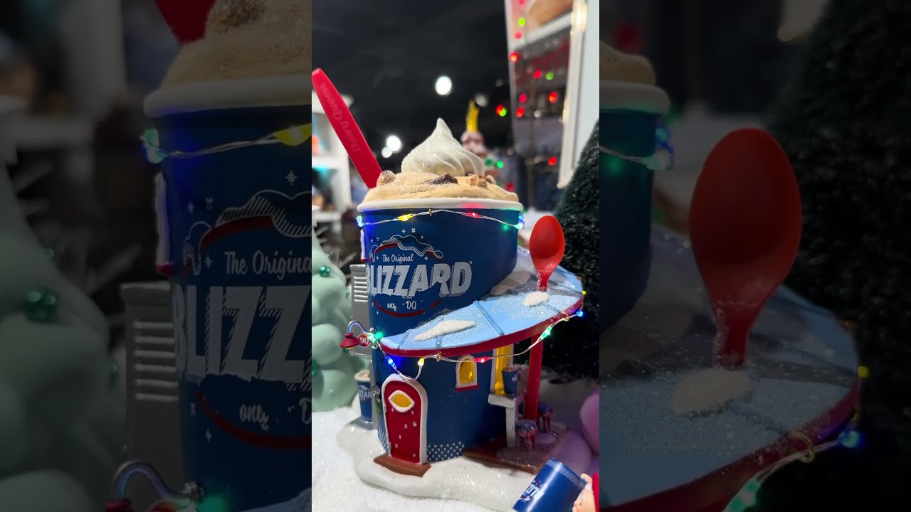 Department 56 North Pole Village Forecasting a Blizzard Dairy Queen Building 6014532