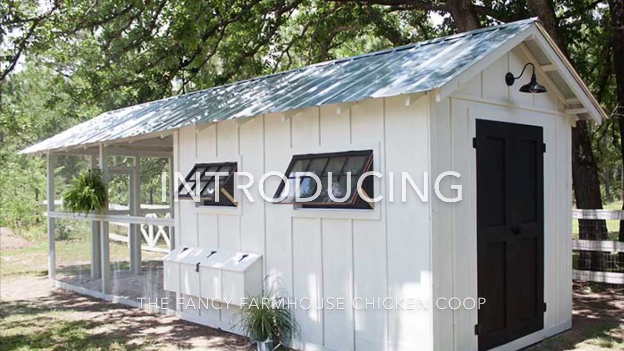 The Fancy Farmhouse Chicken Coop Reveal