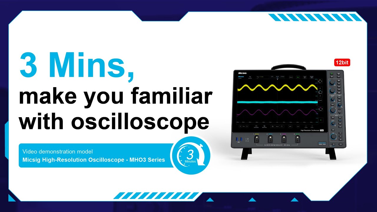 3 Mins，make you familiar with osciloscope