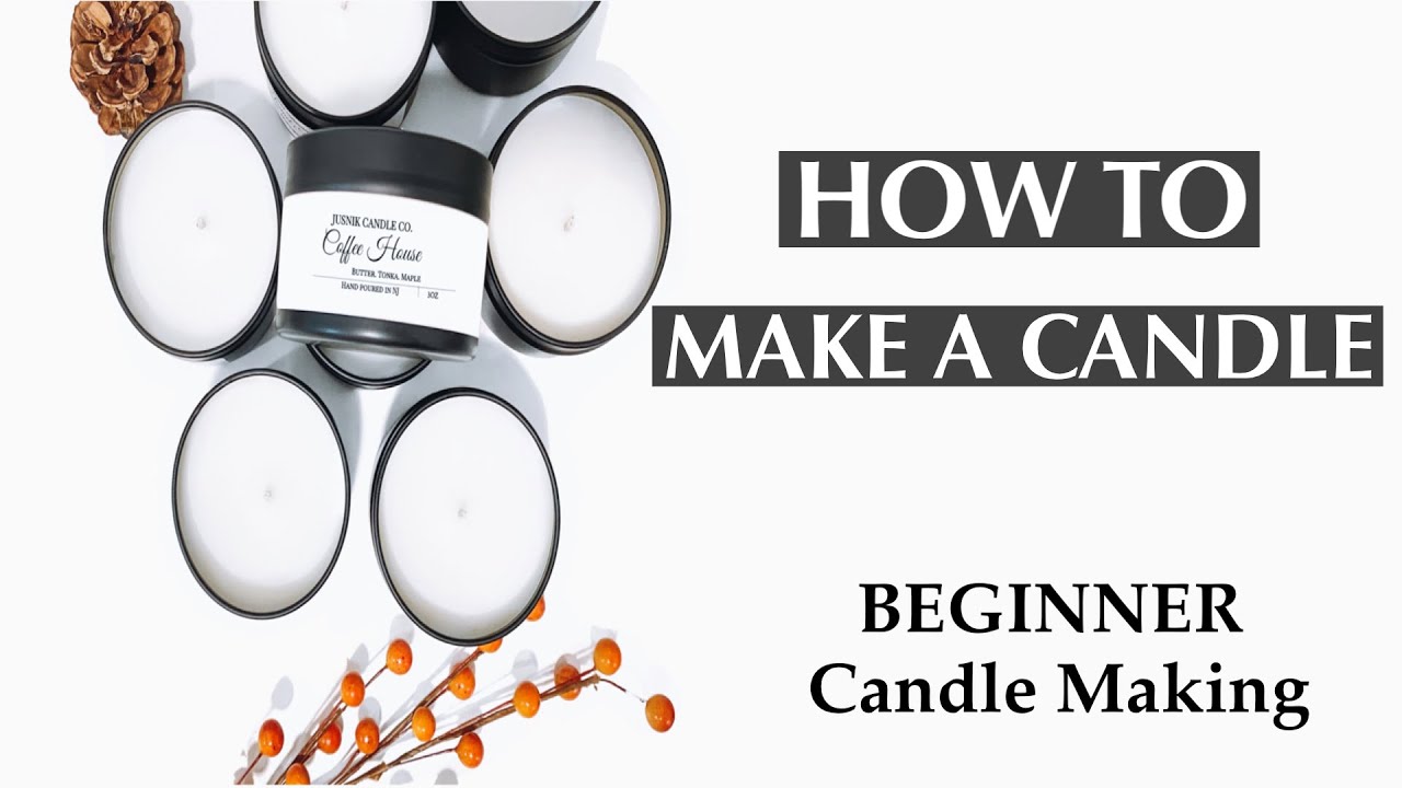 HOW TO MAKE A CANDLE (very beginner + candle math)