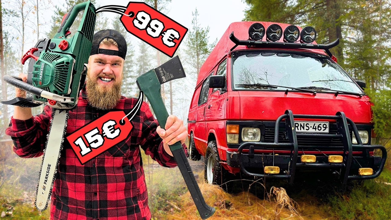 ONKO LIDL 99€ MOOTTORISAHA SURKEA? (RETKI-HIACE OFFROAD)