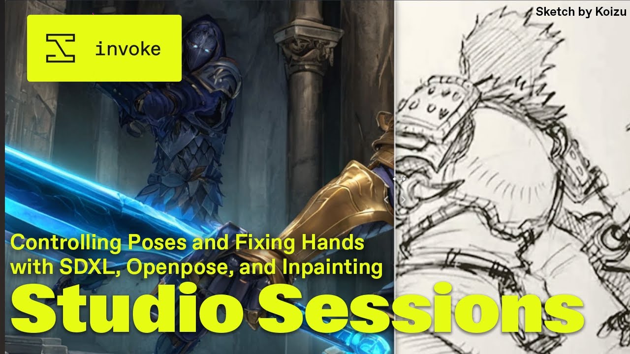 Controlling Poses and Fixing Hands with SDXL, OpenPose ControlNet, and Inpainting