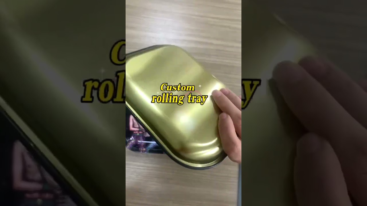 Custom Rolling Trays Tin Smoking Tobacco Weed Tray