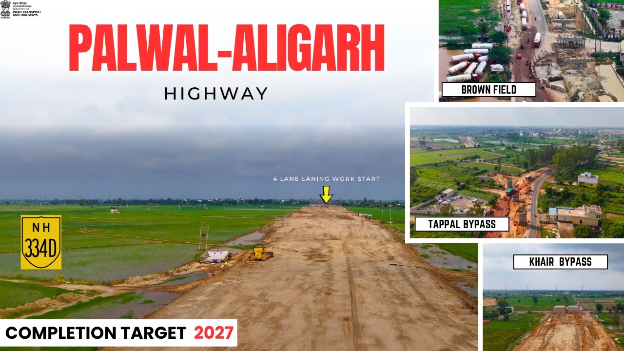 Aligarh-Palwal Highway | 72 KM Greenfield + Brownfield Highway | July 2026 Update #detoxtraveller