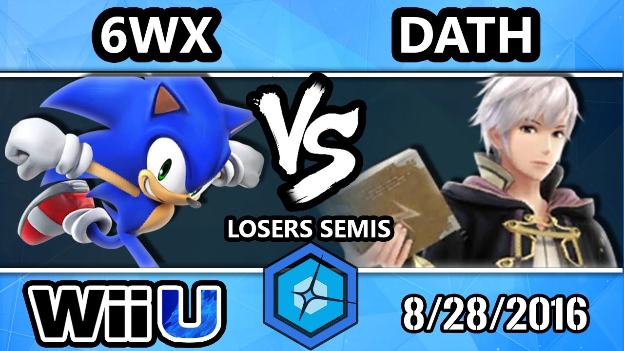 Shine 2016 Smash 4 - EVB | Dath (Robin) Vs. Circa | 6WX (Sonic) SSB4 Losers Semis - Smash Wii U