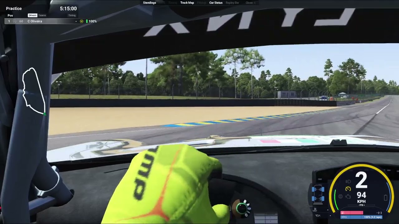 LMU Onboard Lap: Mercedes AMG LMGT3 EVO at Circuit de la Sarthe No Chicane CDA3