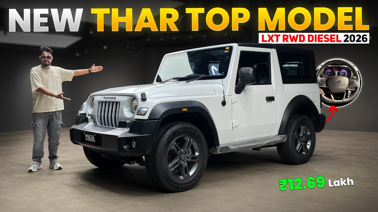 New Mahindra Thar LXT RWD 2026 🔥| Feature Loaded Top Model Full Review