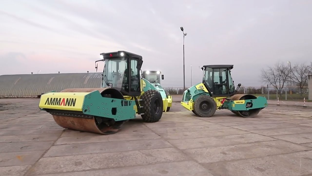 Ammann Soil Compactor Service Video - ARS 110,130 - Maintenance 2000 wh